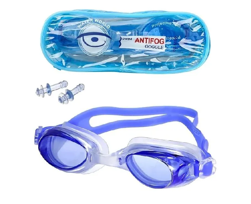 نظارة سباحة مقاومة للماء (ازرق)