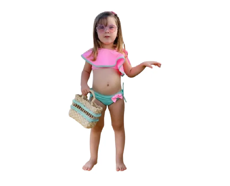 مايوة بيكيني قطعتين- بينك