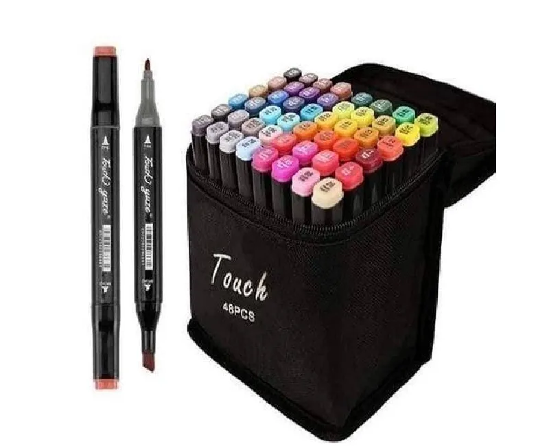 شنطة الوان ماركر 48 لون بجهتين