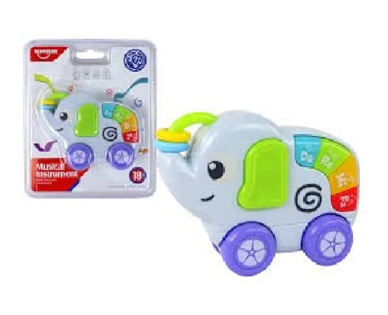 فيل بازرار بيانو موسيقية (ابيض)