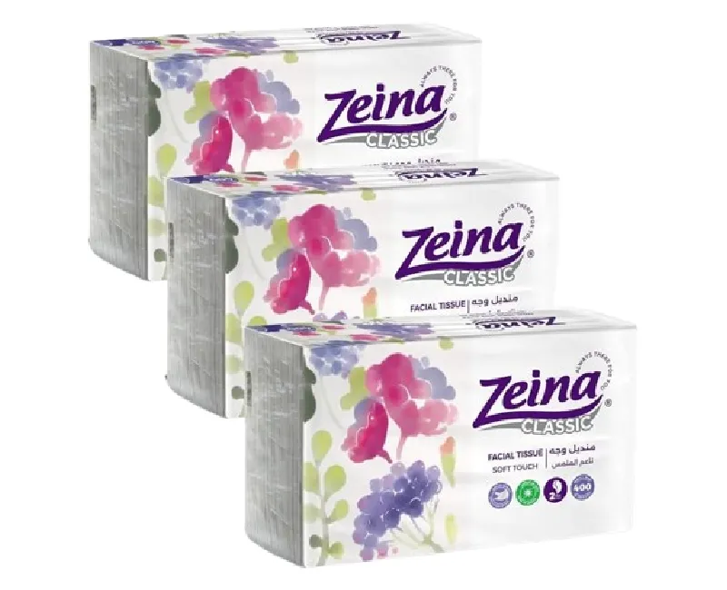 عرض مناديل زينة 400 منديل (3 باكت)