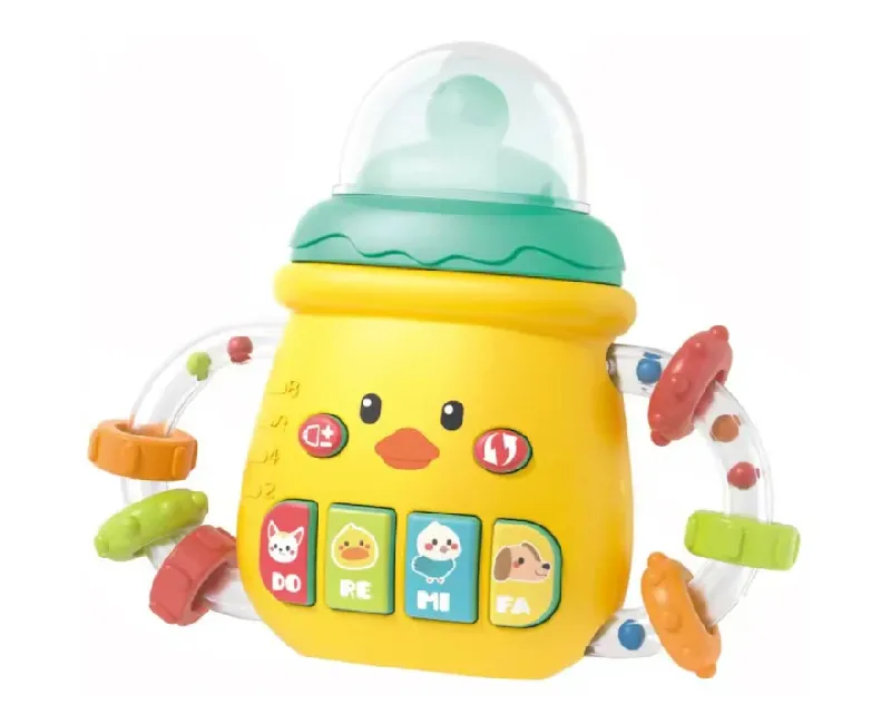 شخليلة علي شكل ببرونة موسيقية (أصفر)