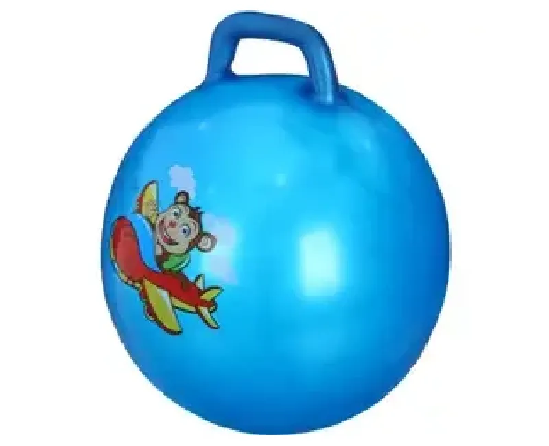كورة نطاطة 50 سم قابلة للنفخ -ازرق