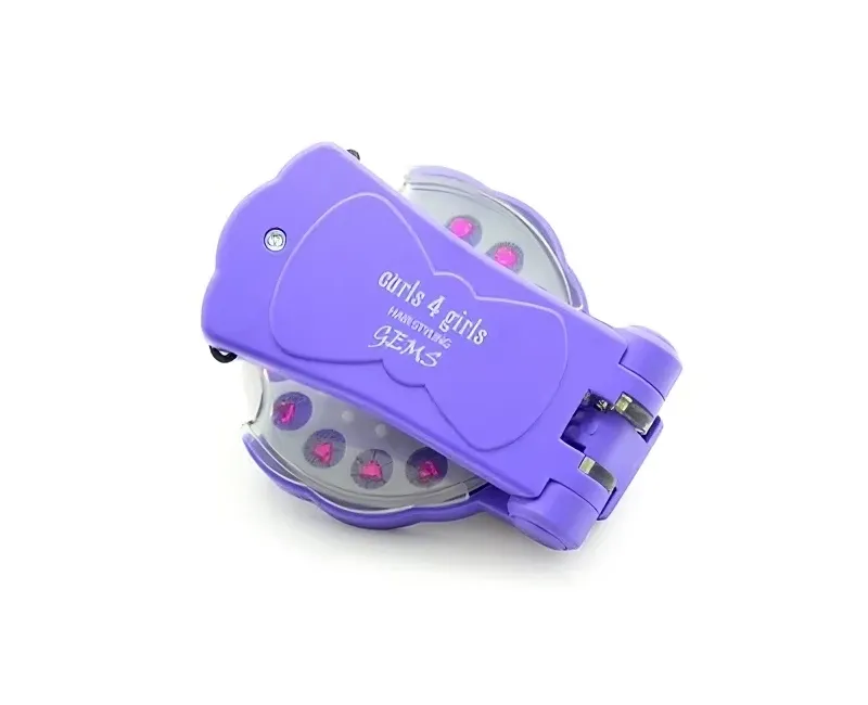 دباسة شعر للأطفال 240 جوهرة (موف)