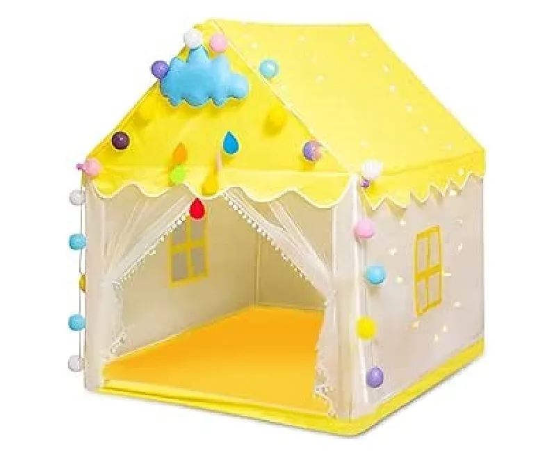 خيمةاطفال بستاير 1.5 × 1.20 × 1.35متر (اصفر)