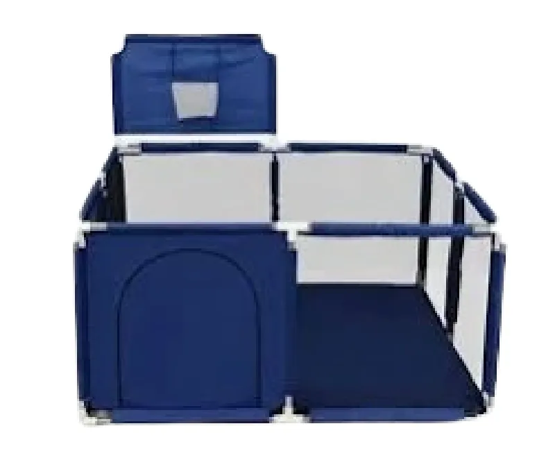 بيت كور مربع 126×126×66 سم مع 50 كورة (كحلي)