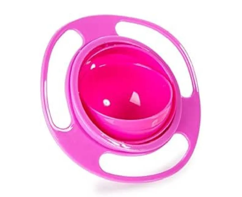 طبق طعام دوار  - بينك