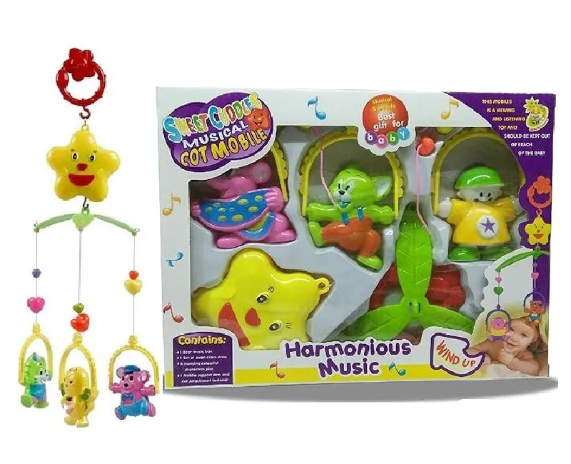 ملاهي سرير دوارة موسيقية -متعددة الالوان