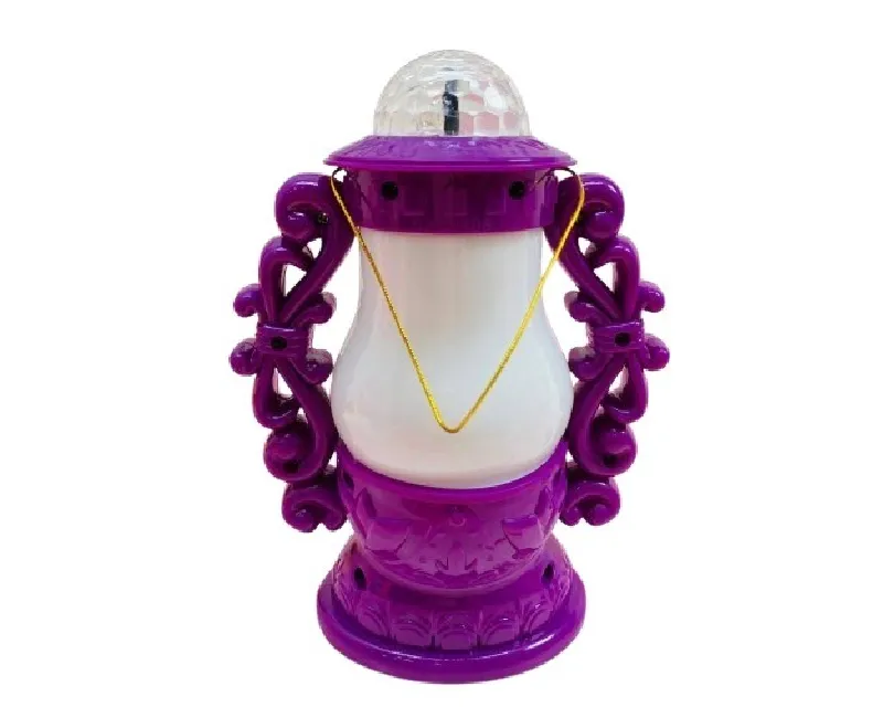 فانوس رمضاني بلاستيك- بنفسجي