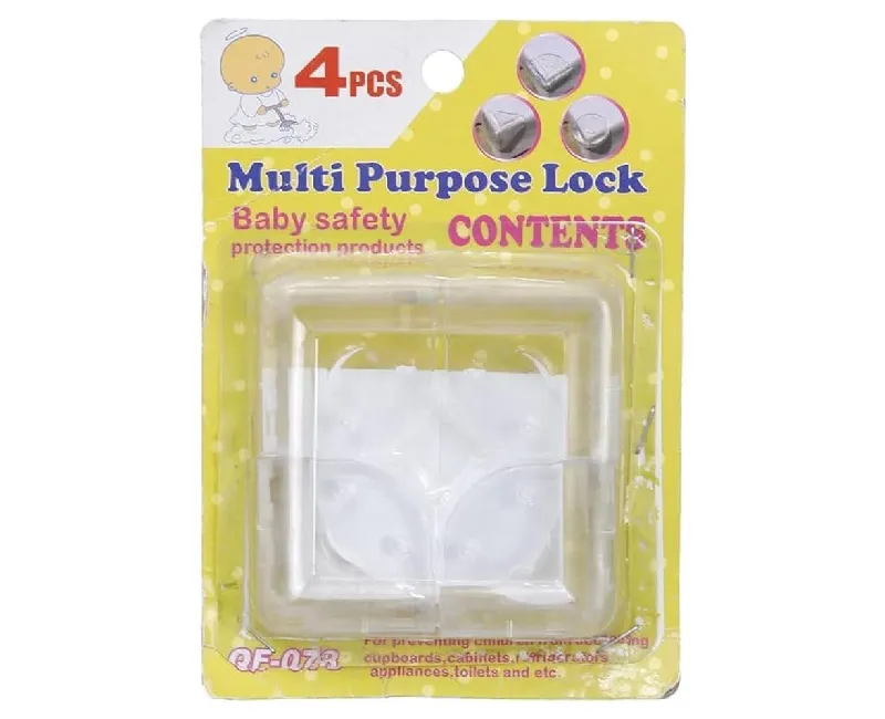 واقي زوايا الترابيزة 4 قطع شفافة