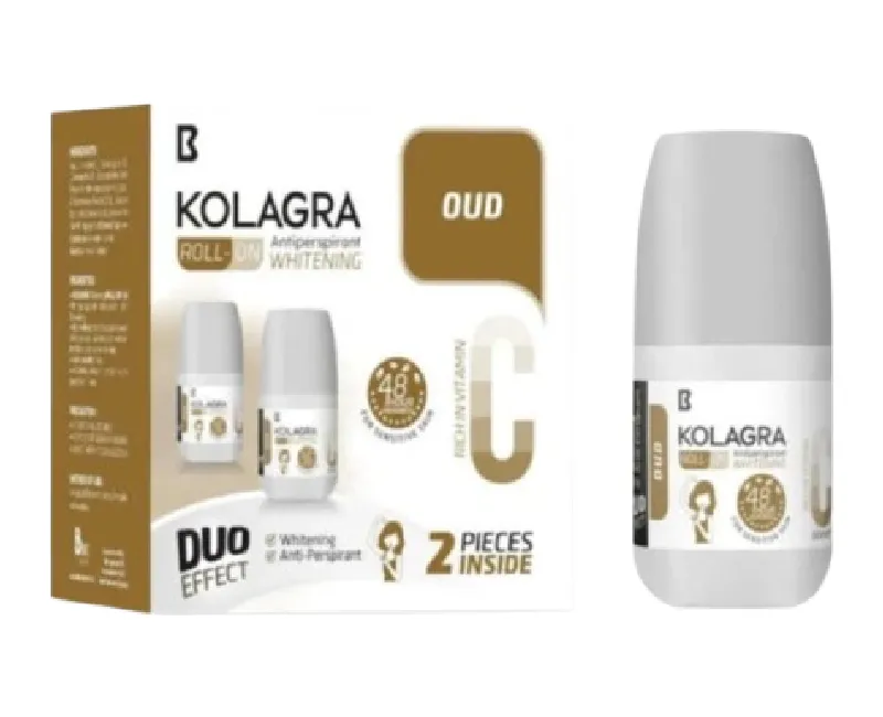 (عرض كولاجرا مزيل العرق رول اون عود - 60مل (عبوتين