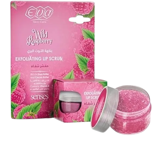 ايفا سكين كير سينسيز مقشر الشفاه بنكهه التوت البرى 20 جم