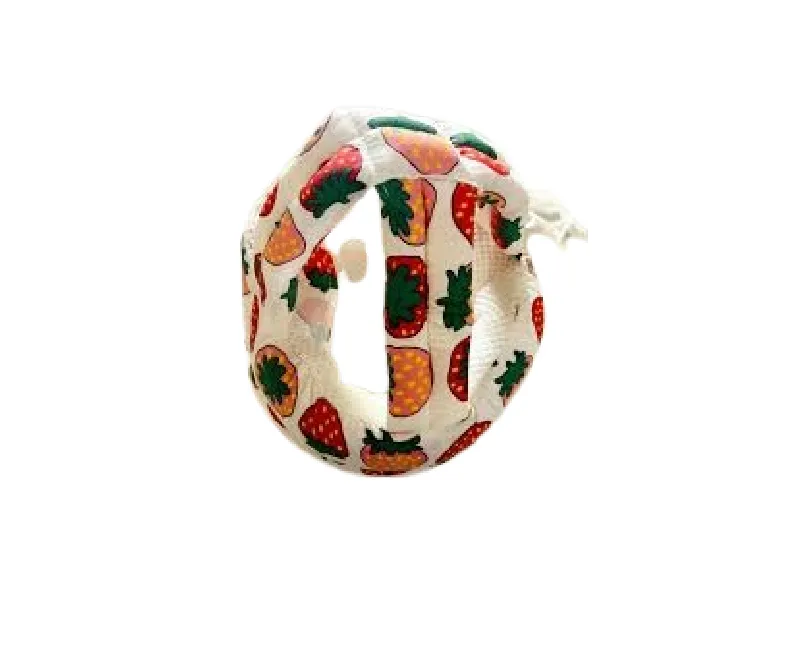 واقي حماية لراس الطفل علي شكل فراولة