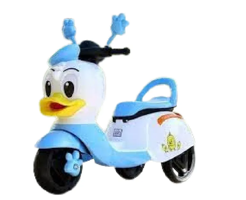 موتسيكل كهربائي مزود بوصلة شكل بطة  - لبني