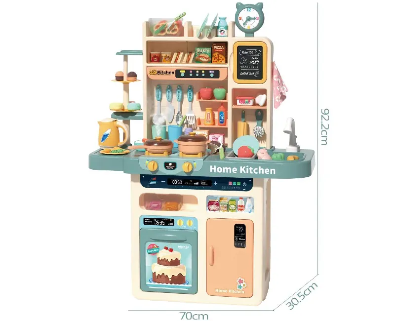 مطبخ أطفال مكون من87  قطعة-مينت أخضر