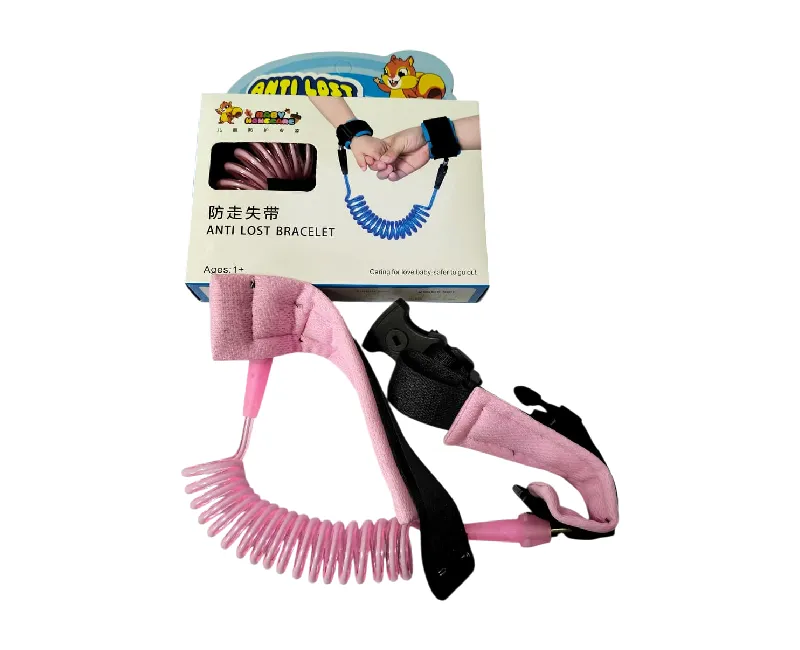 حزام امان بمفتاح مقاس 1.5 متر- بينك