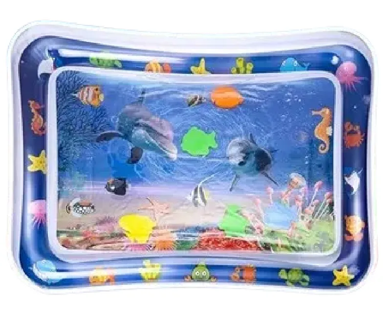 سجادة مائية مستطيلة فى كرتونة حجم صغير لون ازرق  69×50 سم