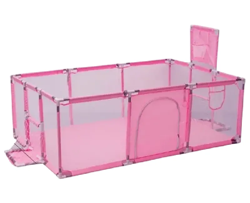 بيت كور مستطيل 180×120×65 سم مع 50 كورة - بينك