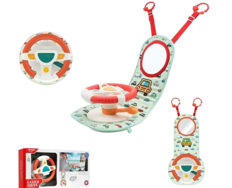 دركسيون عربية موسيقي بحزام للتعليق ومرايا   - برتقالي