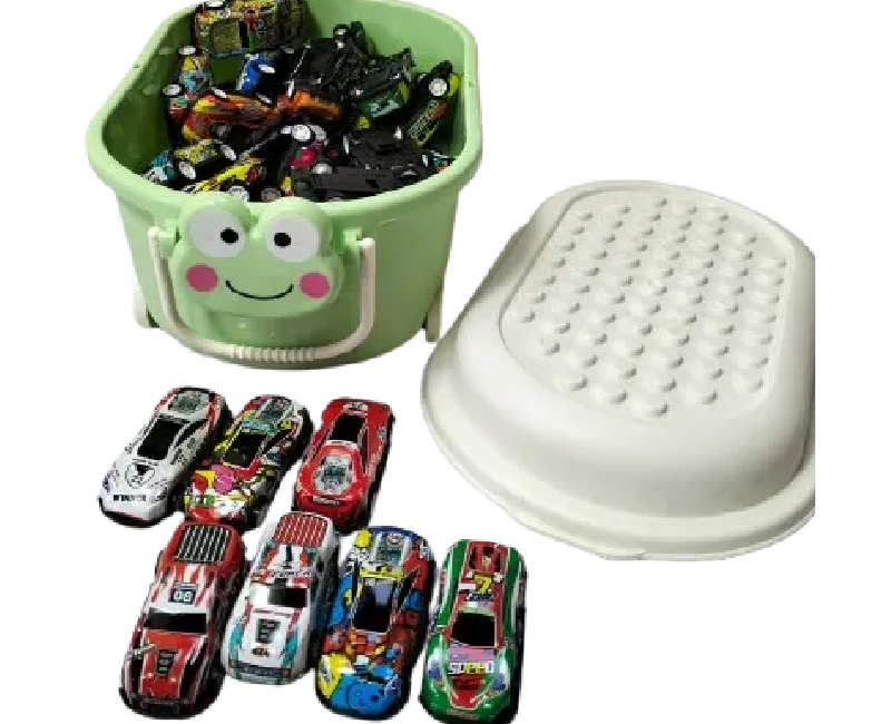 بوكس سيارات 50 قطعة معدن سحب شكل الضفدع