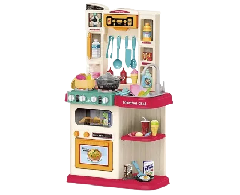 مطبخ بخار  65 قطعة توب شيف -بيج