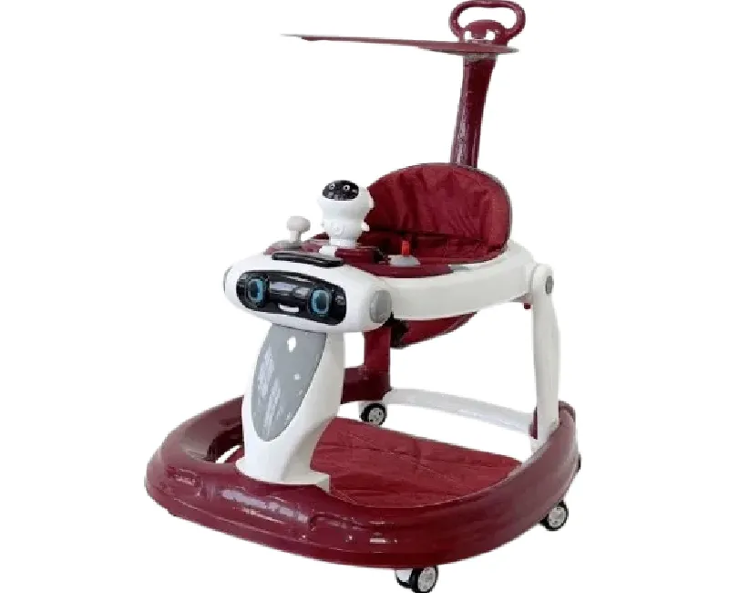 مشاية شكل روبوت _ لون احمر