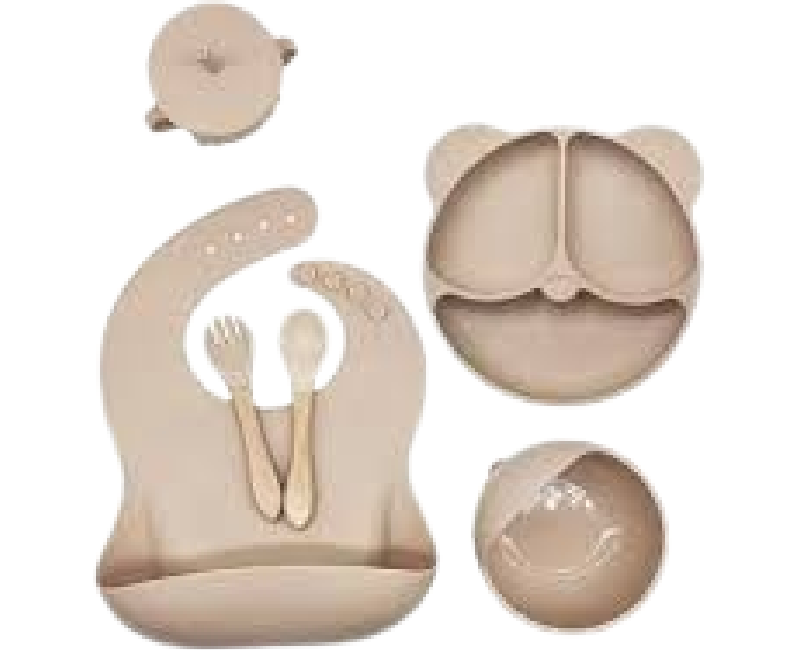 ادوات طعام سيليكون 6 قطع-بيج