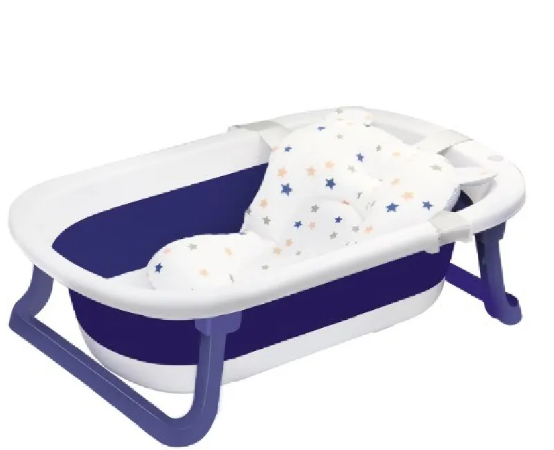 بانيو استحمام ديجيتال مع مخدة استحمام و كاب شاور و 2 ليفة  _ لون كحلى