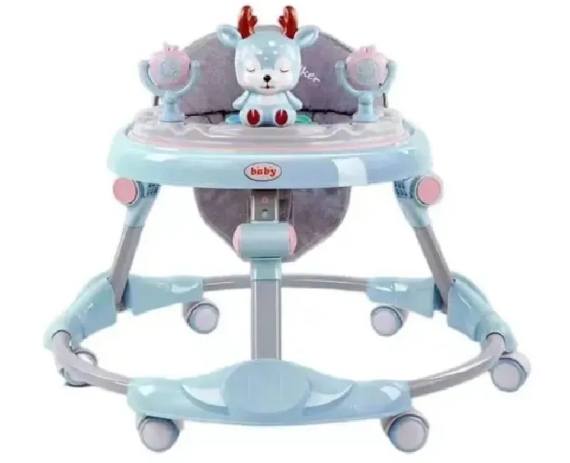 مشاية اطفال بيانو شكل غزالة  - بيبي بلو