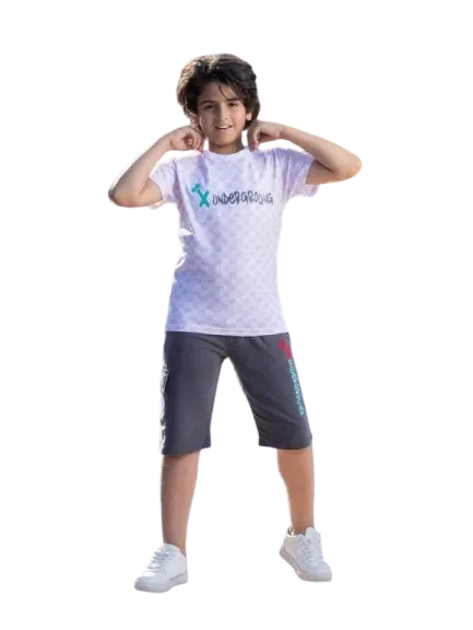 ترنج ولادي قطعتين شورت وتي شيرت *52