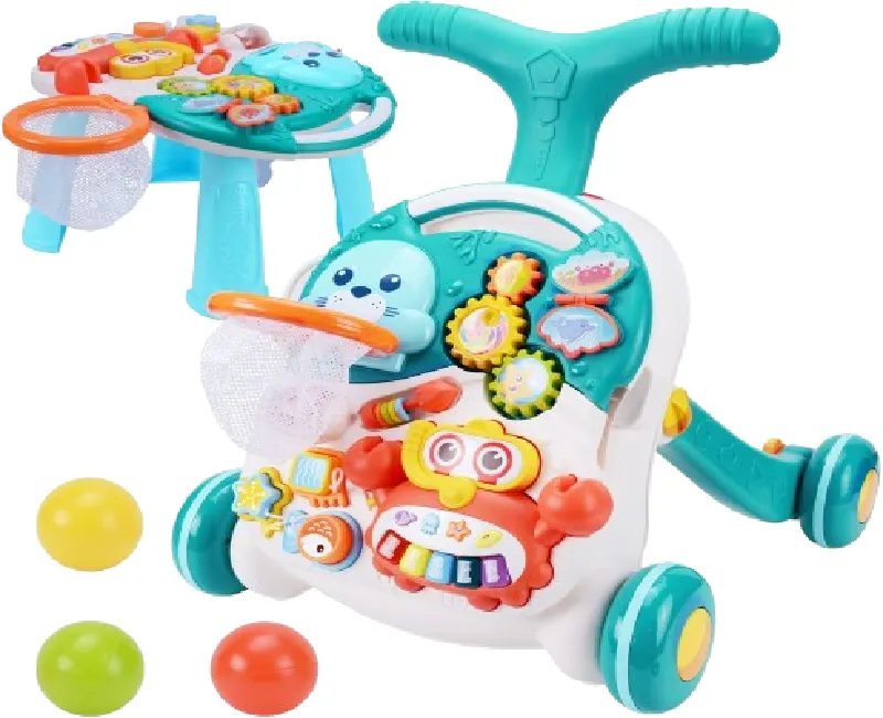 بيبي واكر و ترابيزة تفاعلية 2*1 _ لون ازرق