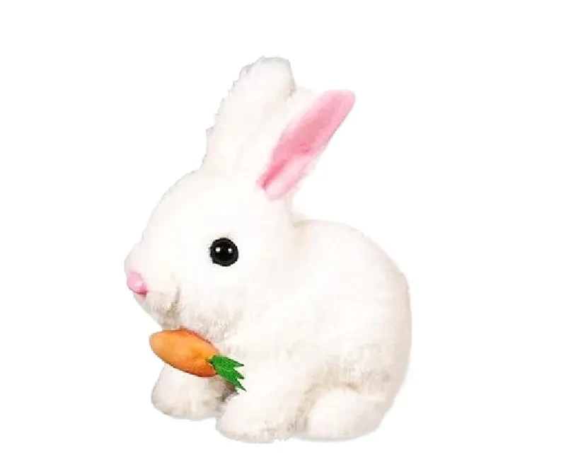 ارنب فرو موسيقي متحرك باضاءة _ ابيض