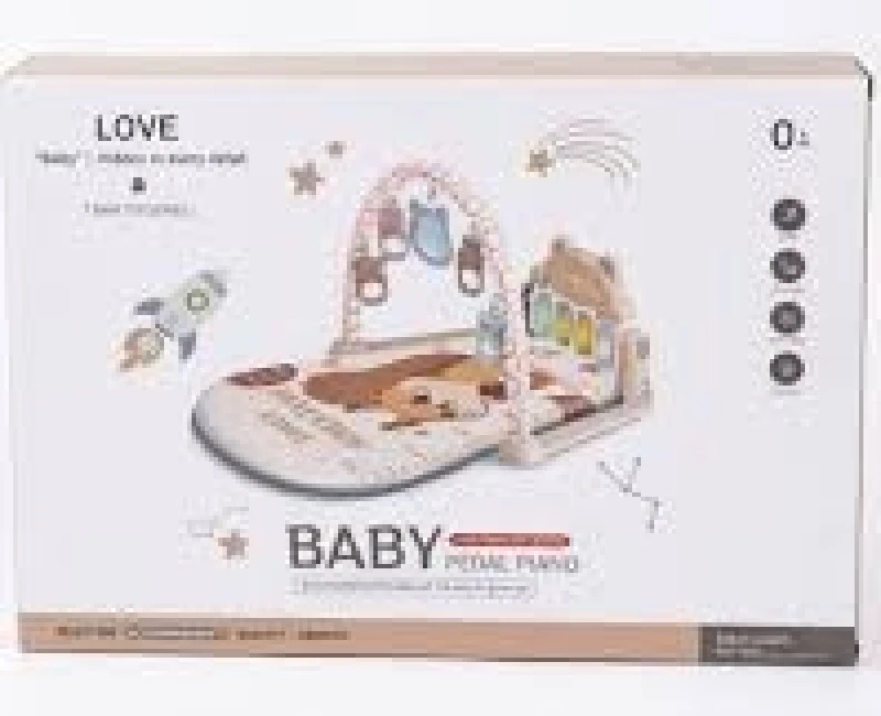 سجادة بيانو موسيقية تعمل بالبطاريات- بيج شكل سنجاب