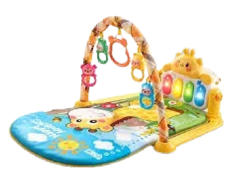 سجادة بيانو موسيقية تعمل بالبطاريات- اصفر