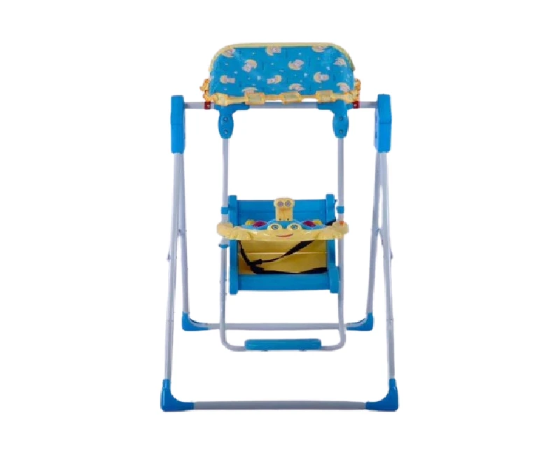 مرجيحة اطفال  _ اصفر وازرق